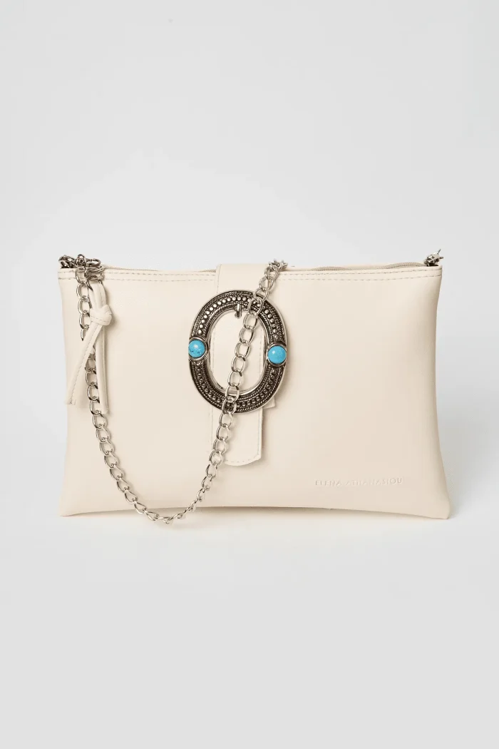 Island Clutch Bag Μπεζ - Image 2