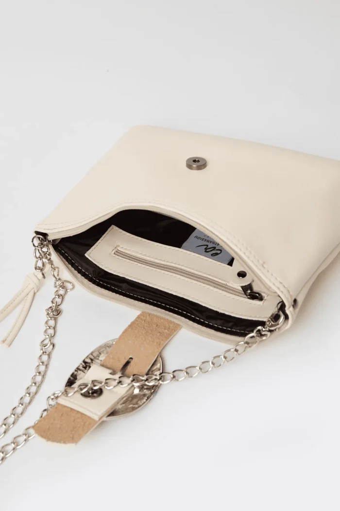 Island Clutch Bag Μπεζ - Image 4