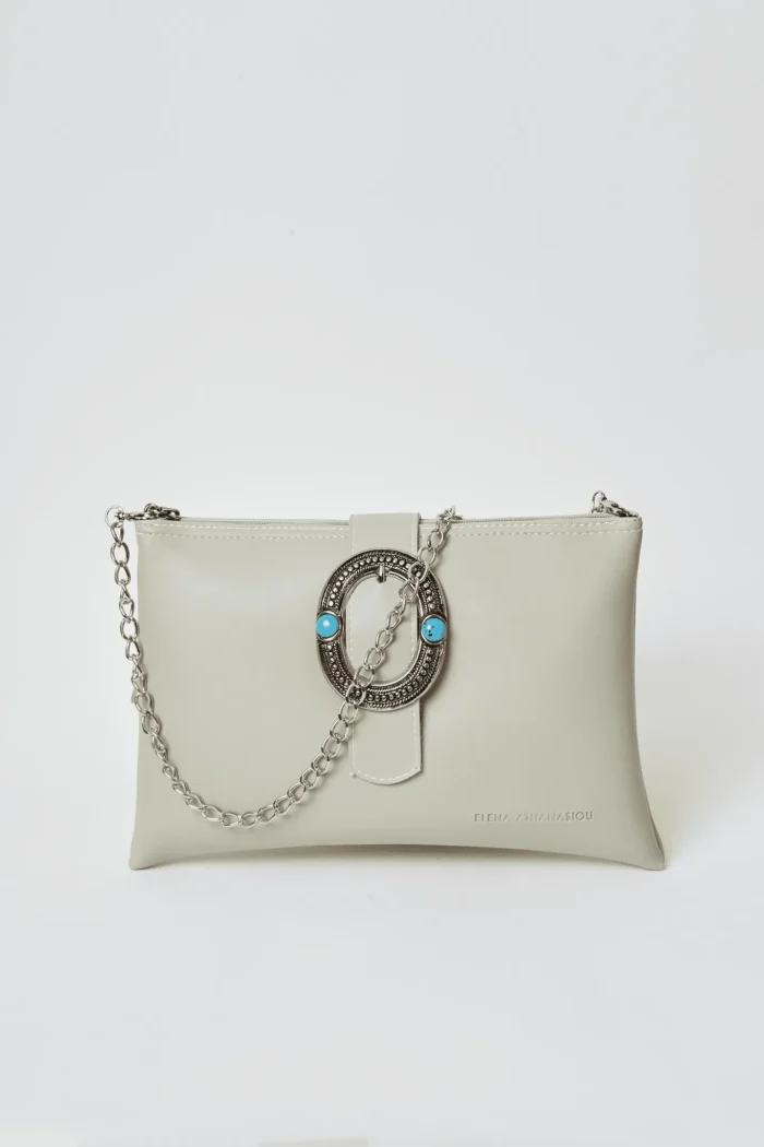Island Clutch Bag Γκρι - Image 2