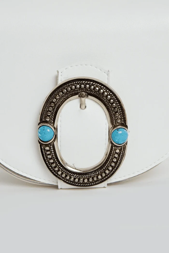 Island Τσάντα Χιαστι Λευκη - Image 3