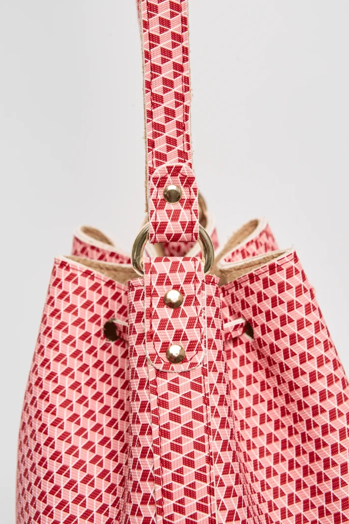 Cube Pouch Bag Ρόζ - Image 3