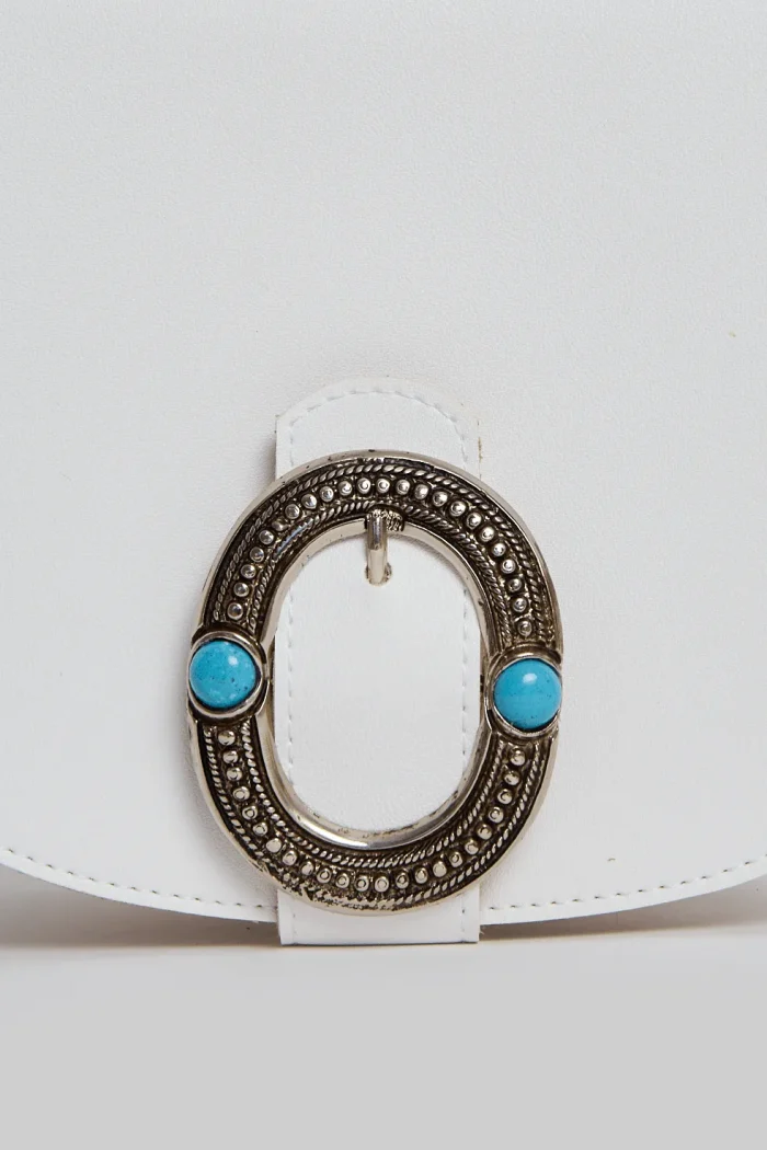 Island Τσάντα Χιαστι Λευκη Xl - Image 3