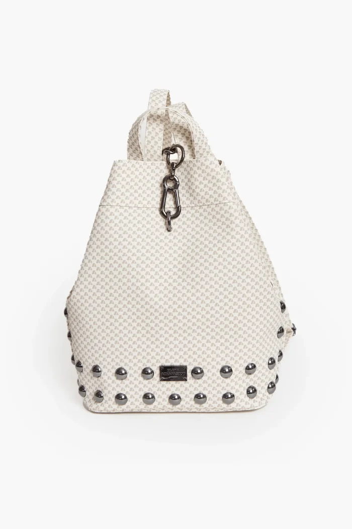 Black N' Metal Cube Backpack Γυναικείο Λευκό - Image 2