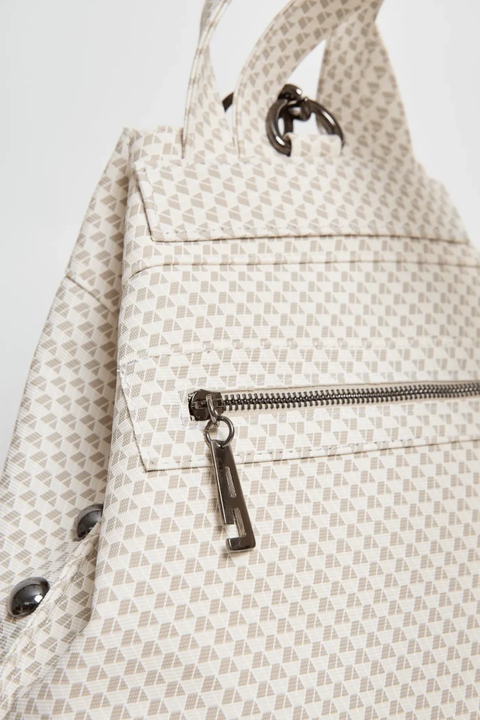 Black N' Metal Cube Backpack Γυναικείο Λευκό - Image 7