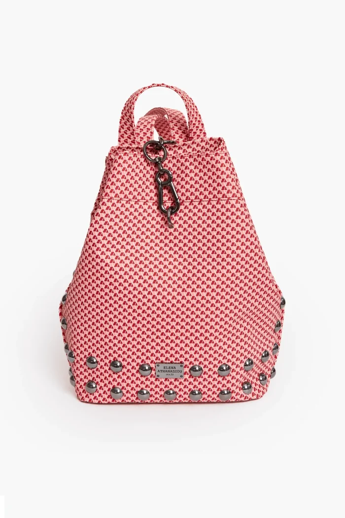 Black N' Metal Cube Backpack Γυναικείο Ρόζ - Image 2