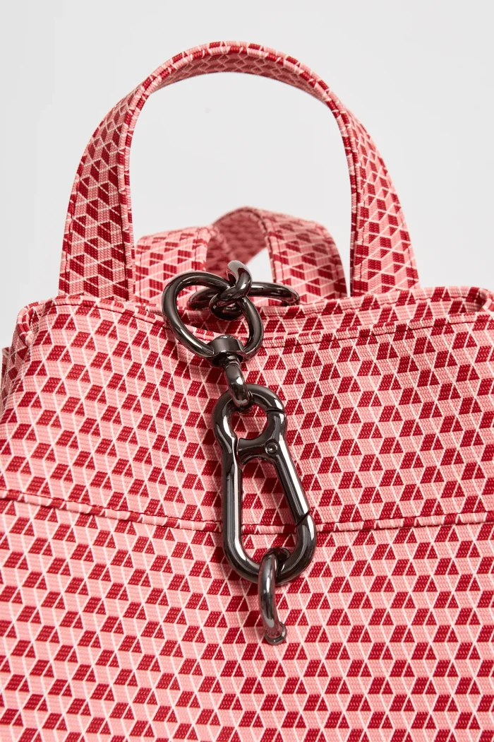 Black N' Metal Cube Backpack Γυναικείο Ρόζ - Image 6