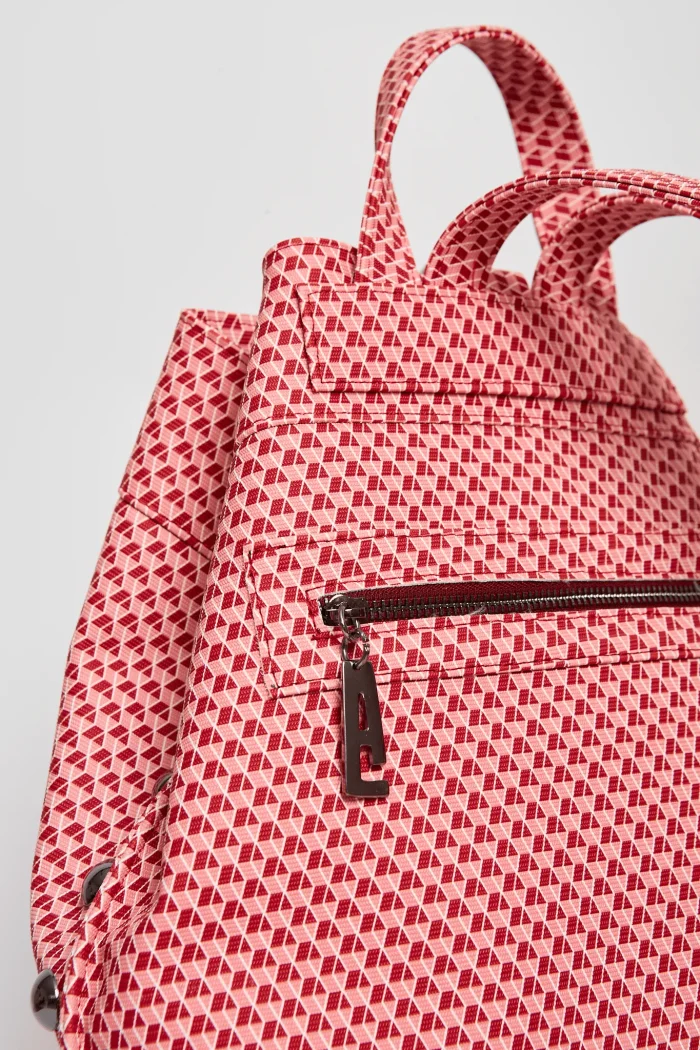 Black N' Metal Cube Backpack Γυναικείο Ρόζ - Image 7