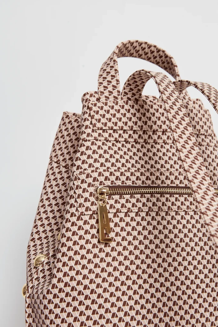 Black N' Metal Cube Backpack Γυναικείο Καφέ - Image 7