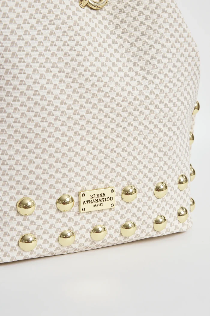 Black N' Metal Cube Backpack Γυναικείο Λευκό - Image 3