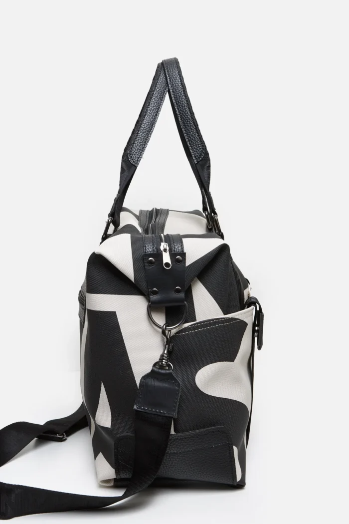 Weekend Hype Ea Logo Τσάντα Χειρος Μπεζ Xl - Image 7