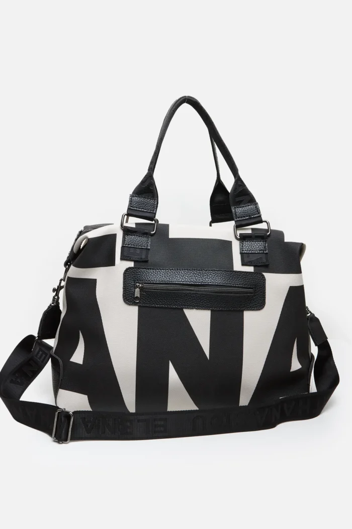 Weekend Hype Ea Logo Τσάντα Χειρος Μπεζ Xl - Image 6