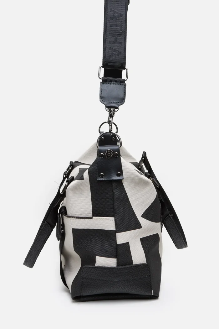 Weekend Hype Ea Logo Τσάντα Χειρος Μπεζ Small - Image 4