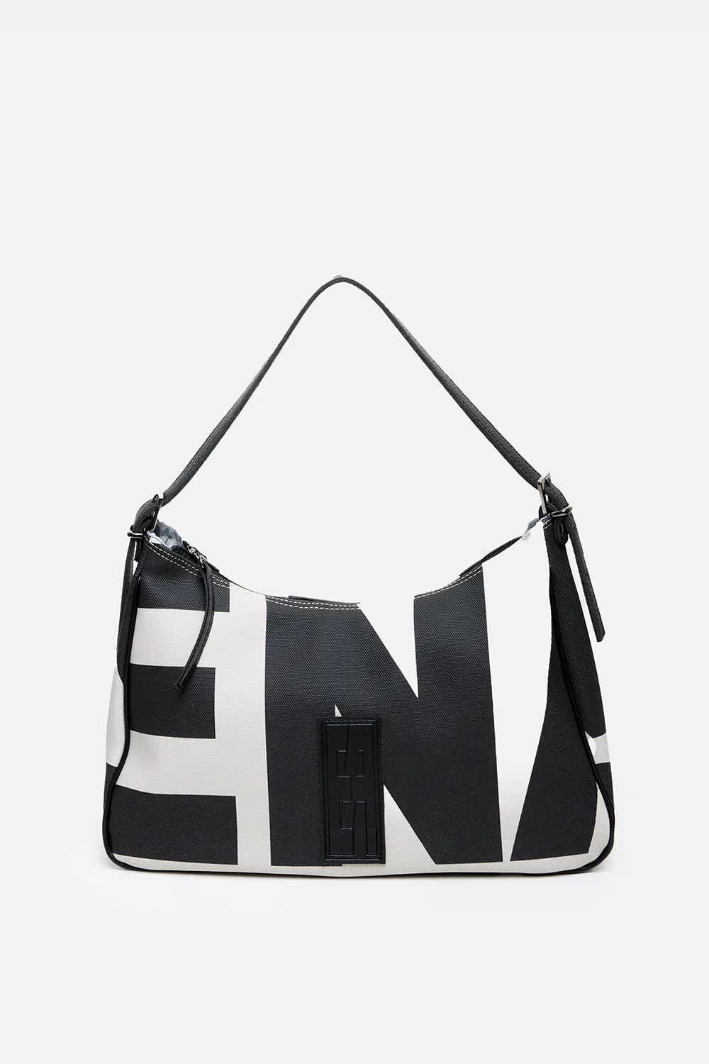 Vintage Ea Logo Baguette Bag Μπεζ Xl - Image 1