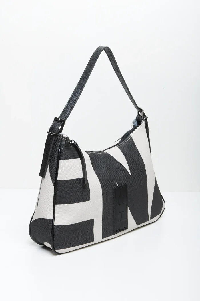 Vintage Ea Logo Baguette Bag Μπεζ Xl - Image 3