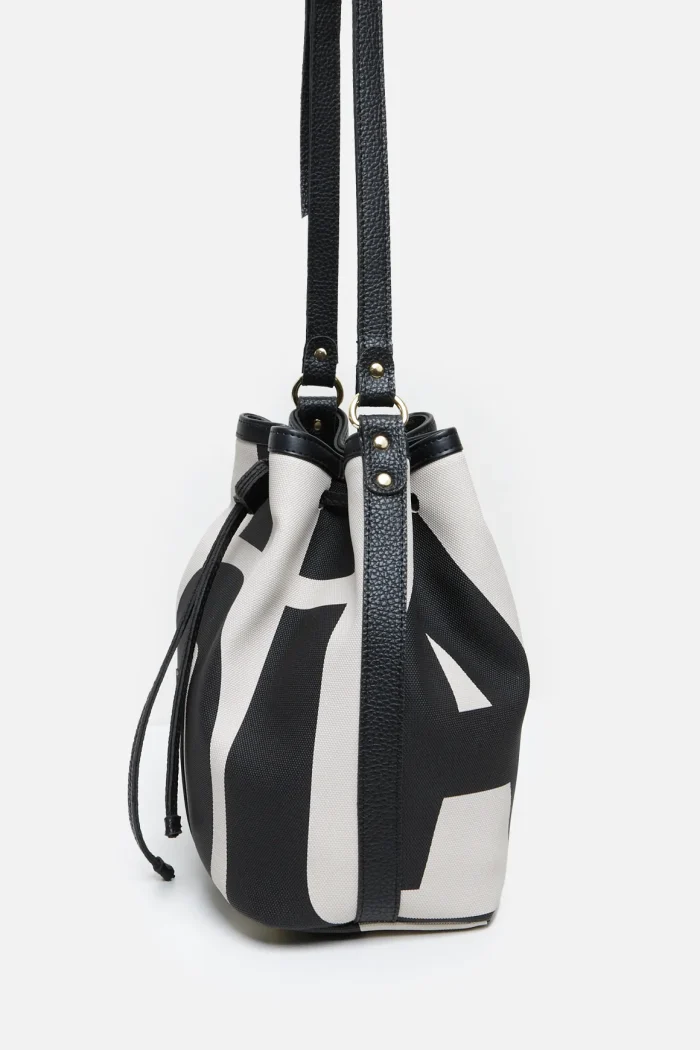 In The Name Ea Logo Pouch Bag Μπεζ - Image 4