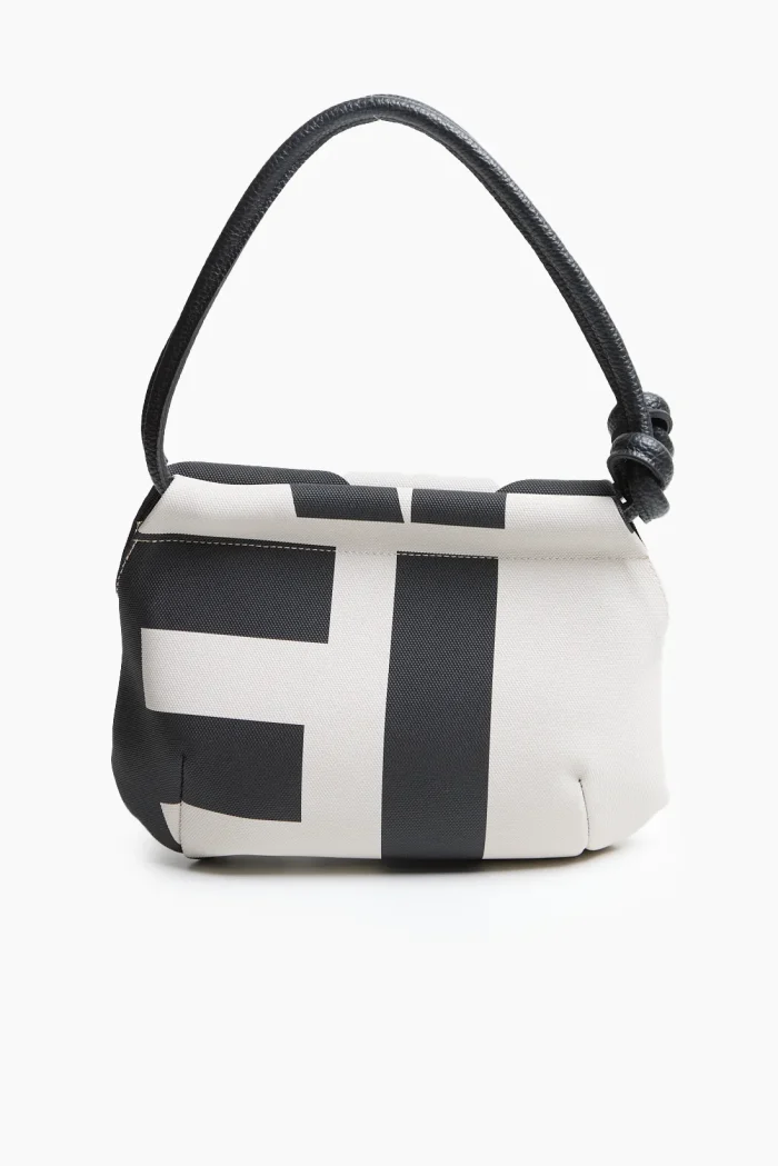 In The Name Ea Logo Τσάντα Ώμου Μπεζ Small - Image 3