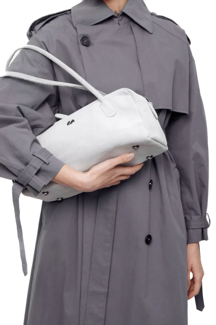 Silhouette Τσάντα Ώμου Ανοιχτό Γκρι Large - Image 6