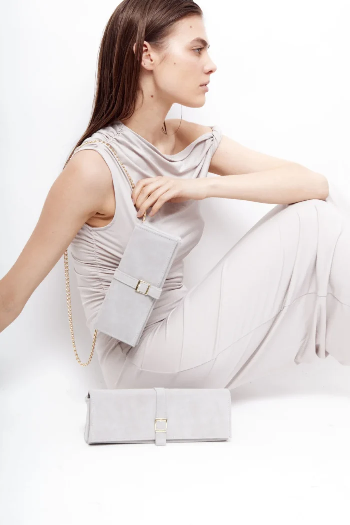 Feminine Τσάντα Εξοδου Ice Grey Small - Image 2