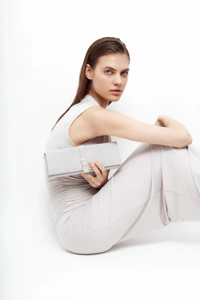 Feminine Τσάντα Εξοδου Ice Grey Large - Image 2