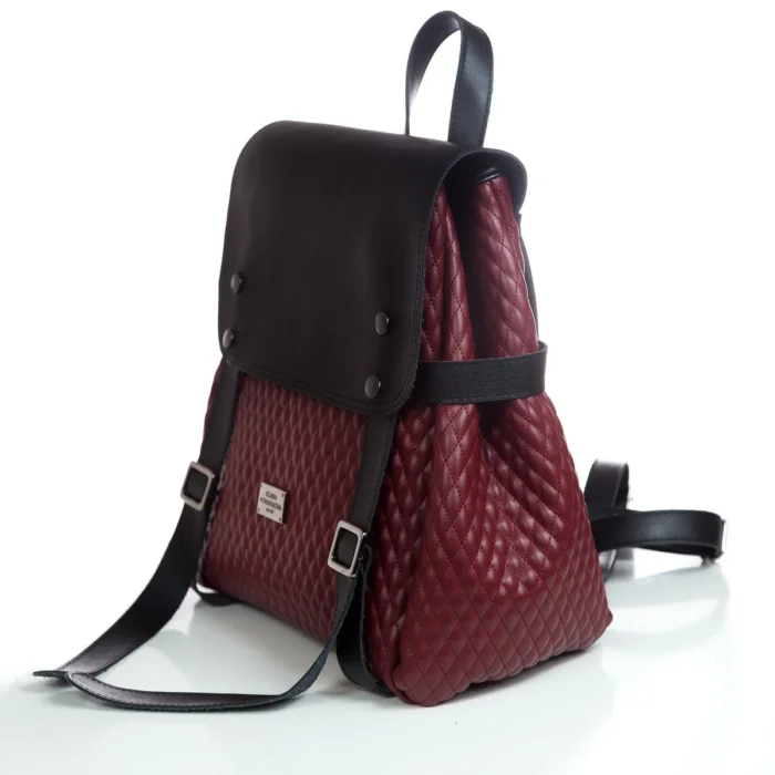 Boyfriend Cap Backpack Γυναικείο Μπορντώ - Image 2