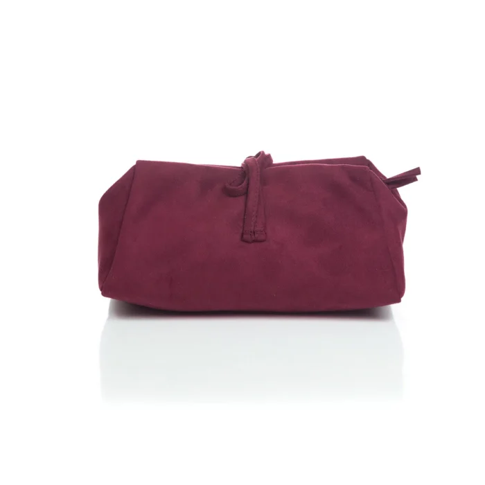 Lunchbag Suede Τσάντα Εξοδου Baby Blue Large - Image 3