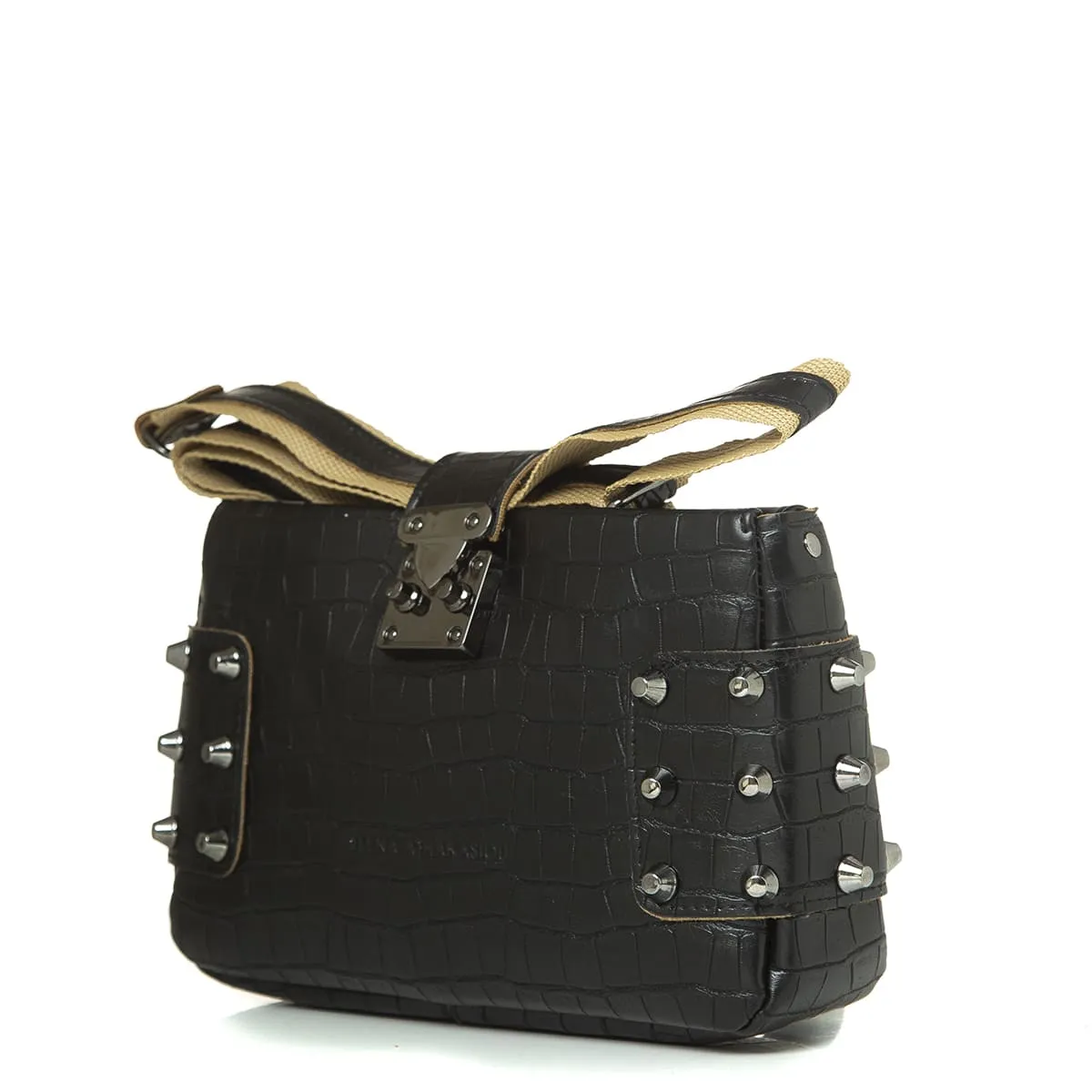 City Lady Croco Clutch Bags Μαυρη - Image 1