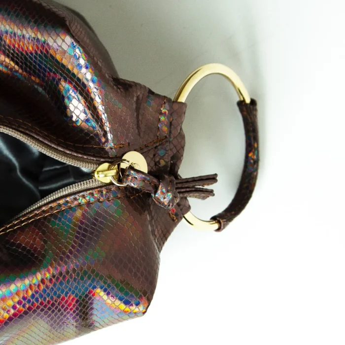 Bracelet Glitter Τσάντα Εξοδου Μωβ - Image 4