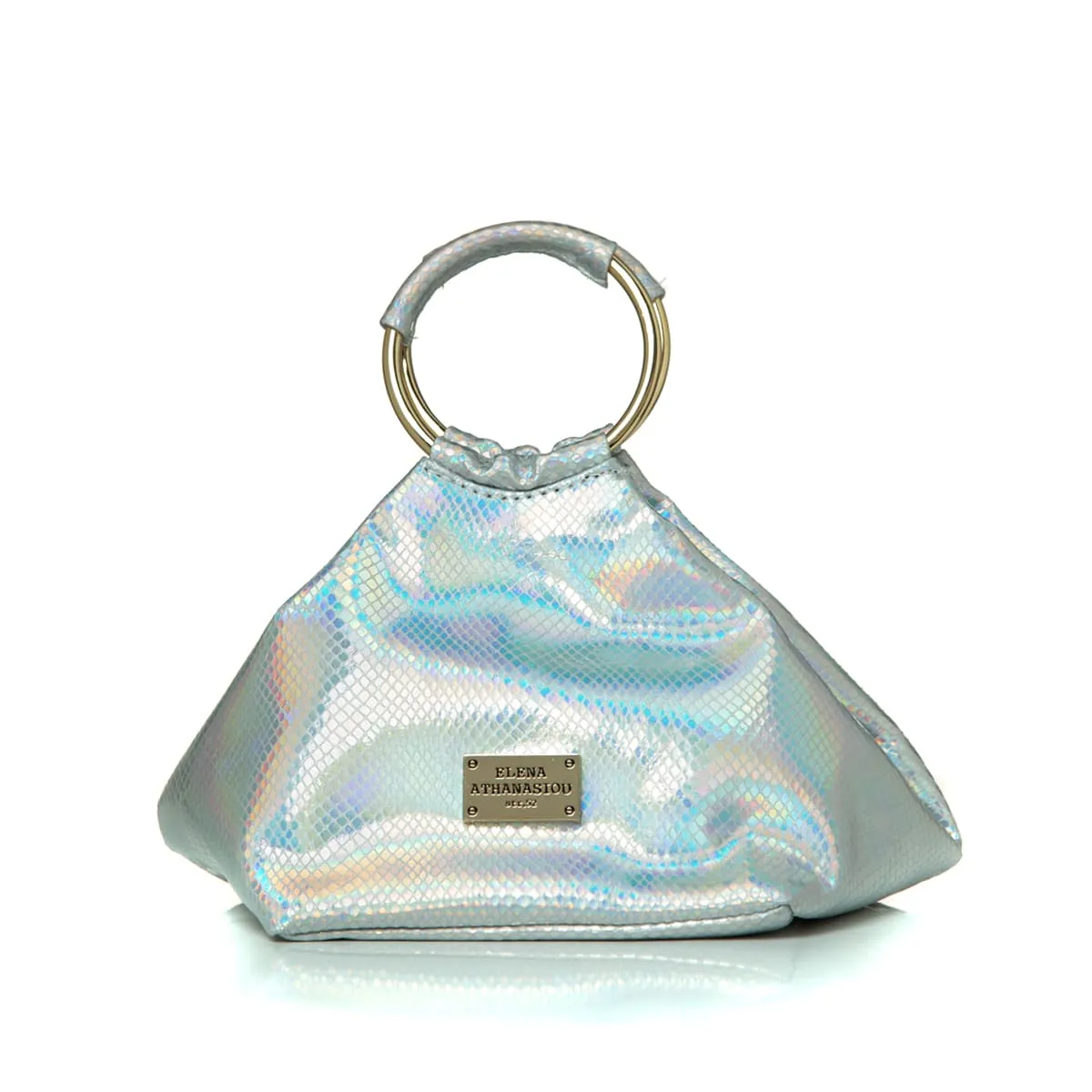 Bracelet Glitter Τσάντα Εξοδου Ασημι - Image 1