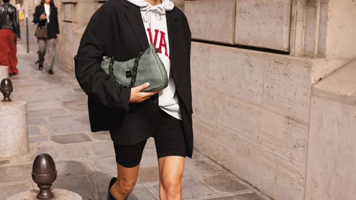 Retro Chain Baguette Bag Mint - Image 7