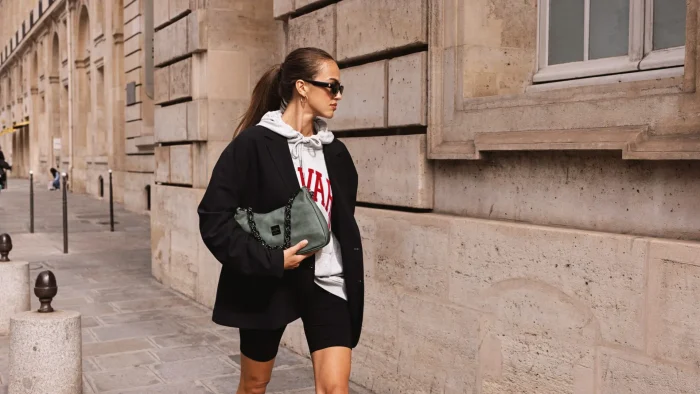 Retro Chain Baguette Bag Mint - Image 6