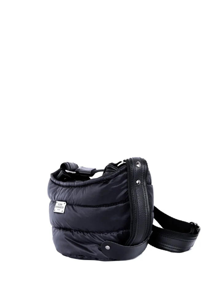 Body Bag Puffer Τσάντα Χιαστι Μαυρη Small - Image 2