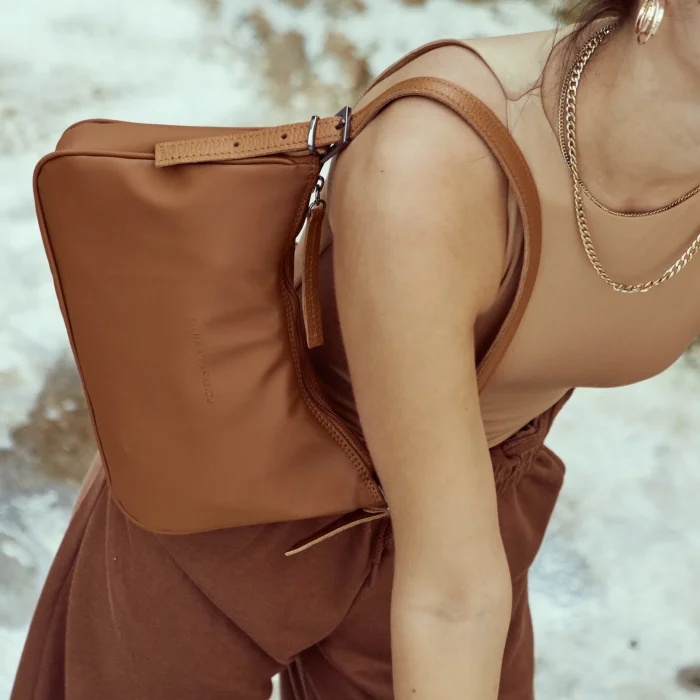 Vintage Baguette Bag Κονιακ - Image 3