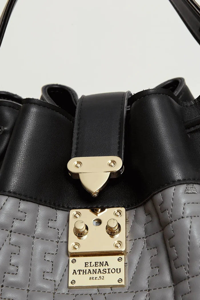 Rebel Logo Pouch Bag Γκρί - Image 3
