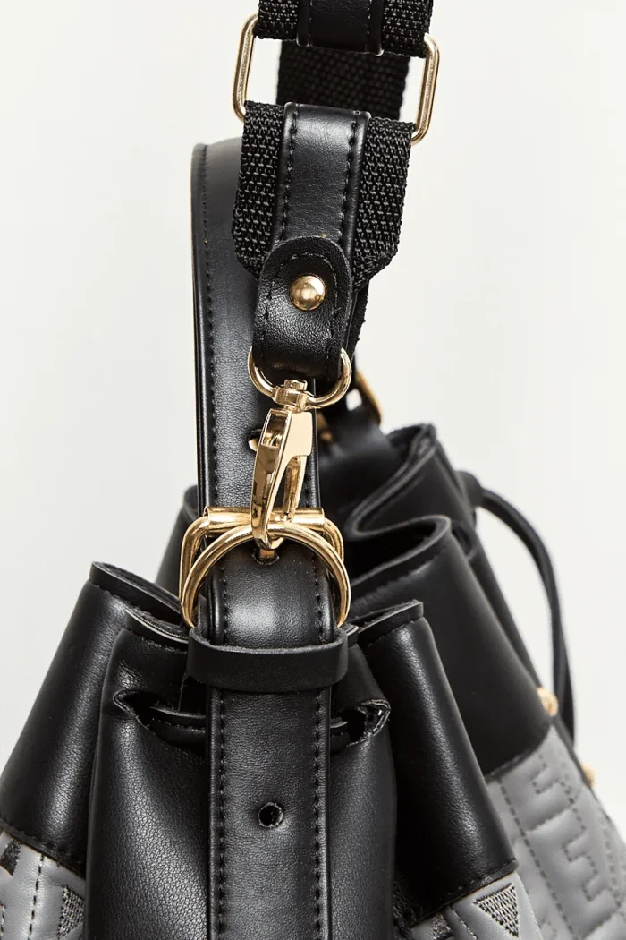 Rebel Logo Pouch Bag Γκρί - Image 6