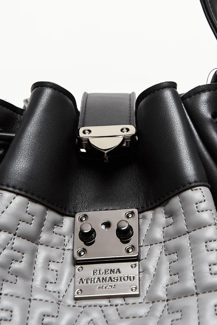 Rebel Logo Pouch Bag Γκρί - Image 4