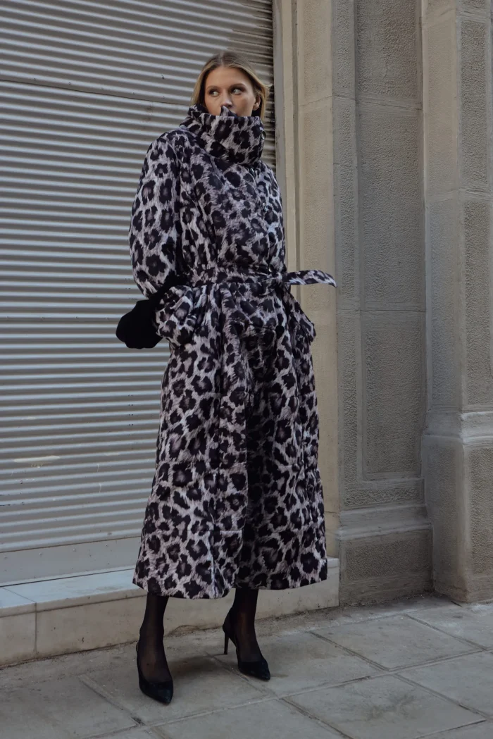 Εve Puffer Apparel Animal Print Μαυρο - Image 2