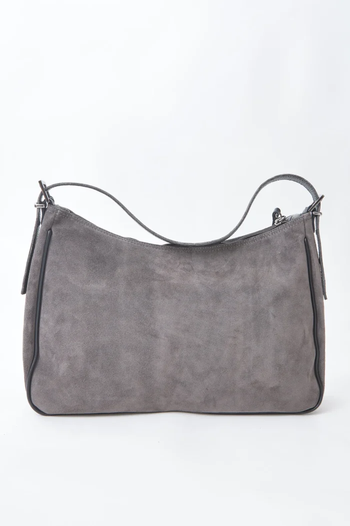 Vintage Baguette Bag Γκρι Xl - Image 4