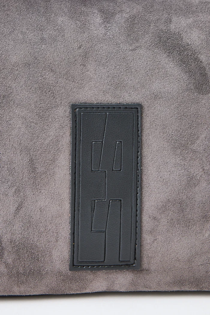 Vintage Baguette Bag Γκρι Xl - Image 3