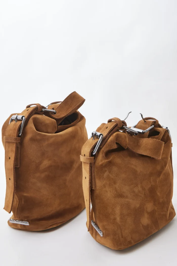 Day To Evening Suede Τσάντα Ώμου Κάμελ Small - Image 2