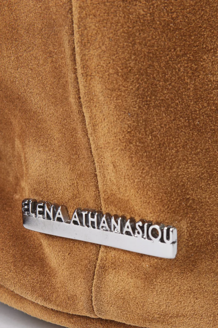 Day To Evening Suede Τσάντα Ώμου Κάμελ Small - Image 5