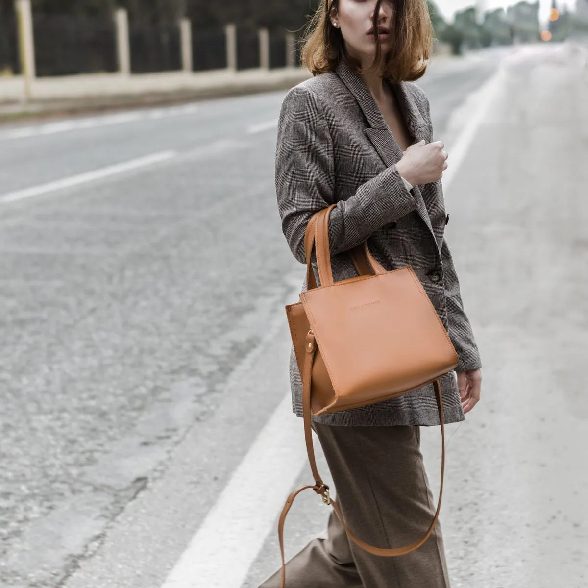 Purity Τσάντα Χιαστι Κονιακ - Image 1