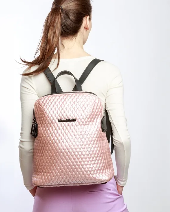 Biker Glitter Backpack Γυναικείο Ροζ - Image 2
