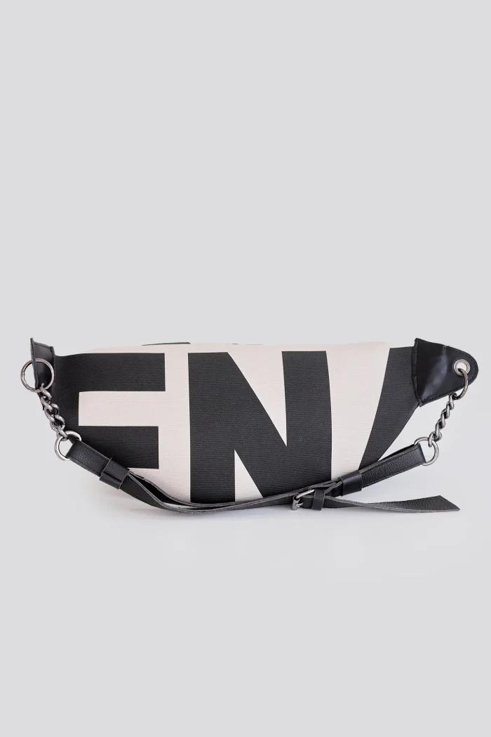 Body Bag Large Τσάντα Χιαστι Ea Logo Beige - Image 4