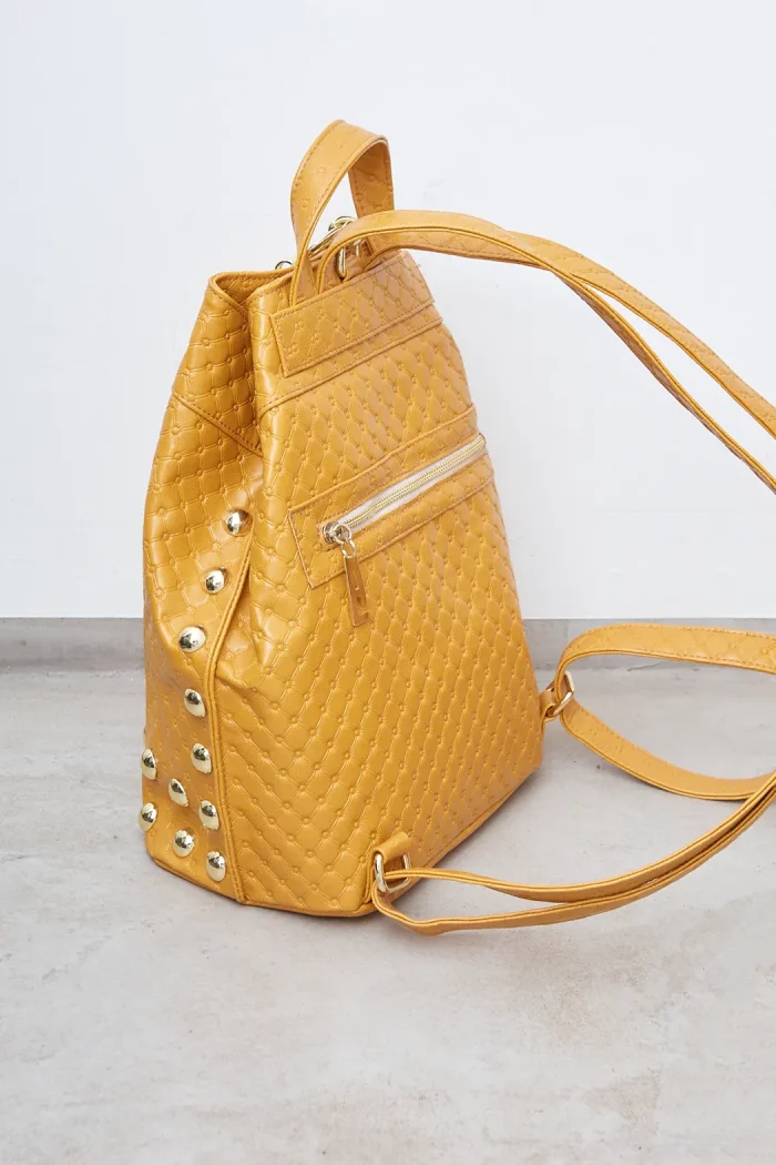 Black N' Metal Retro Backpack Γυναικείο Κίτρινο - Image 3