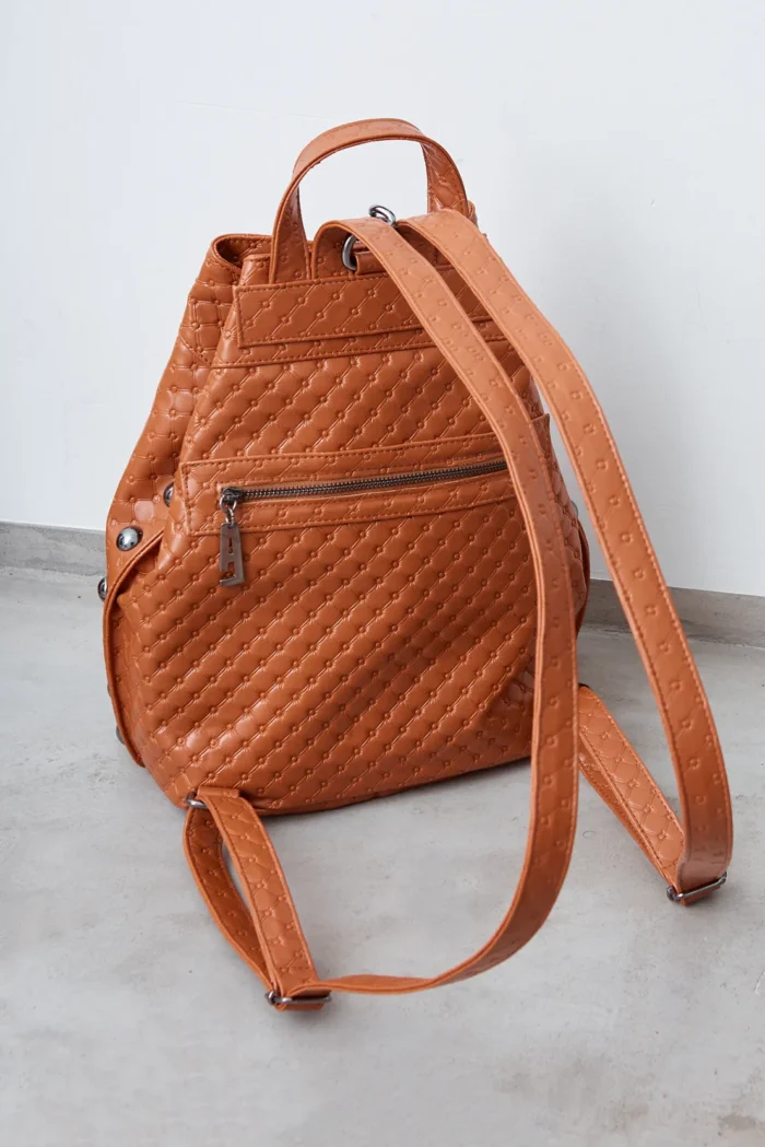 Black N' Metal Retro Backpack Γυναικείο Κονιάκ - Image 4