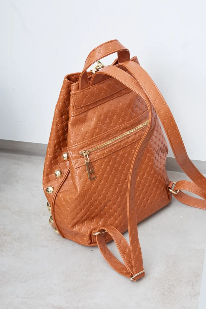 Black N' Metal Retro Backpack Γυναικείο Κονιάκ - Image 3