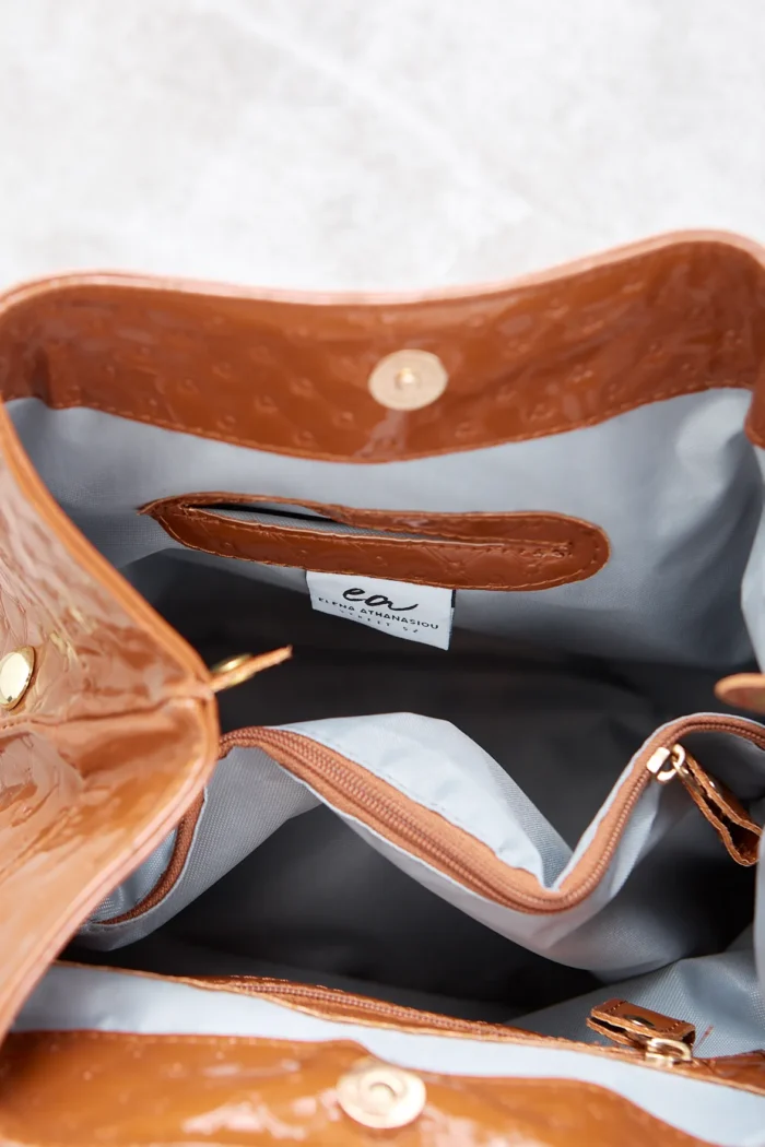 Black N' Metal Retro Backpack Γυναικείο Κονιάκ - Image 6