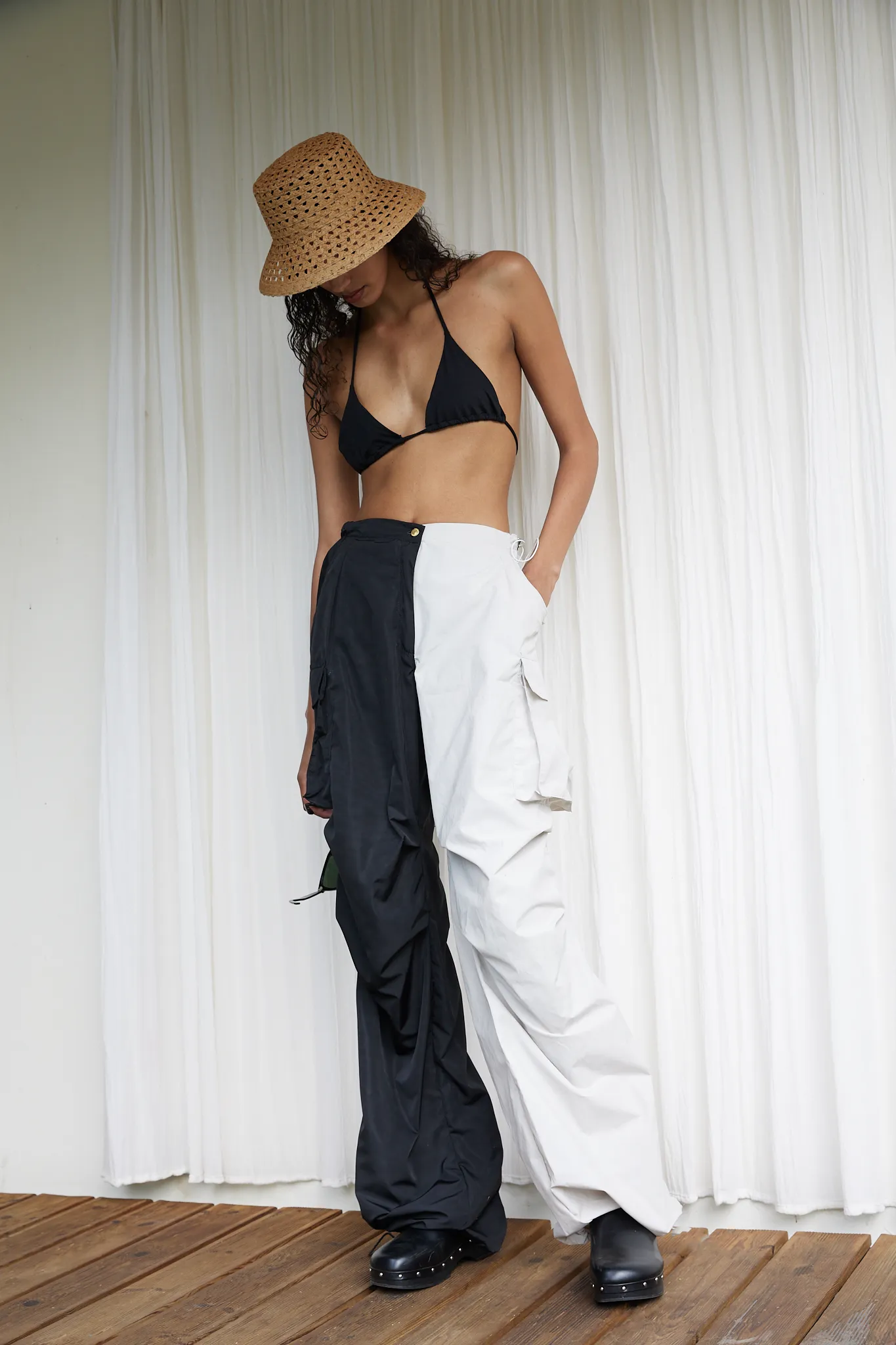 Karlie Oversized Pants Apparel Λευκο - Image 1