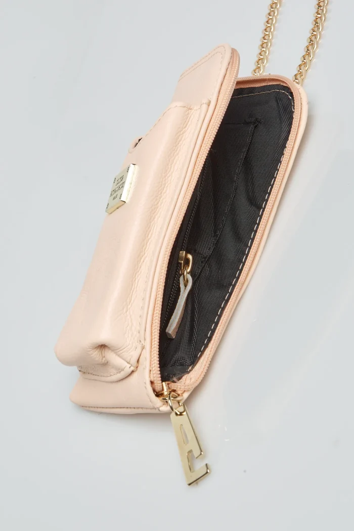 Chain Wallet Phone Bag Μπεζ - Image 5