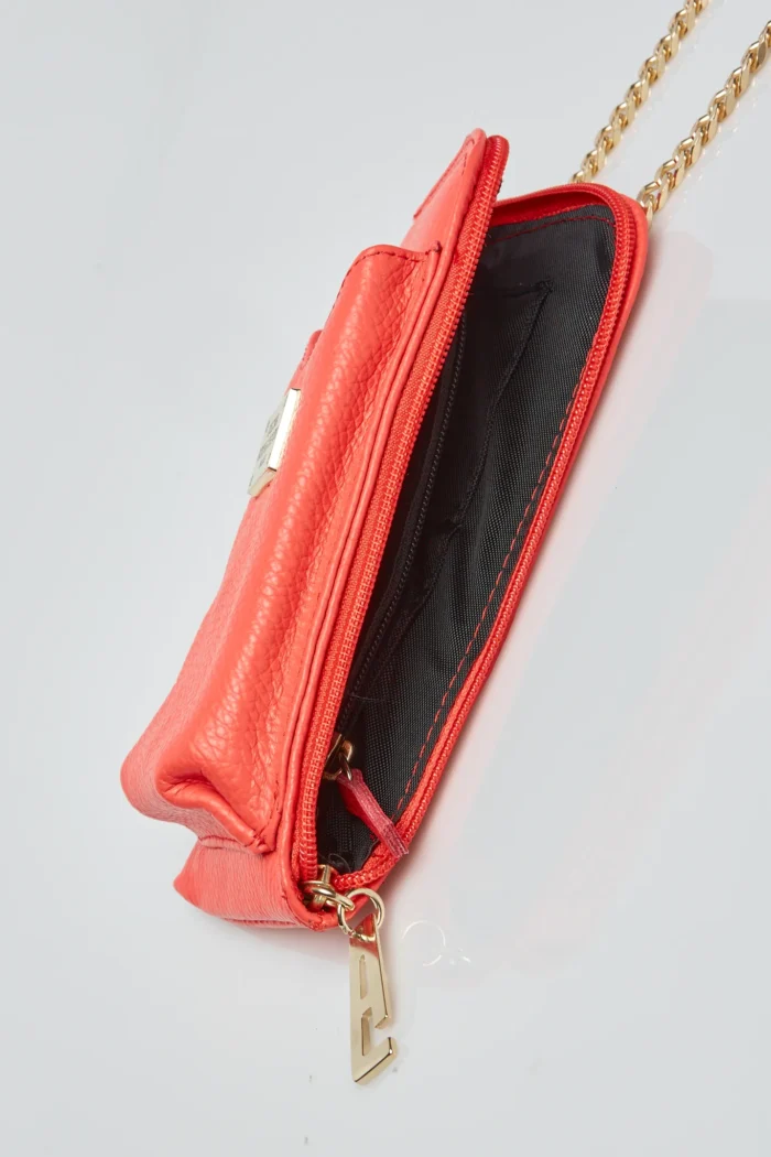 Chain Wallet Phone Bag Κοραλί - Image 4